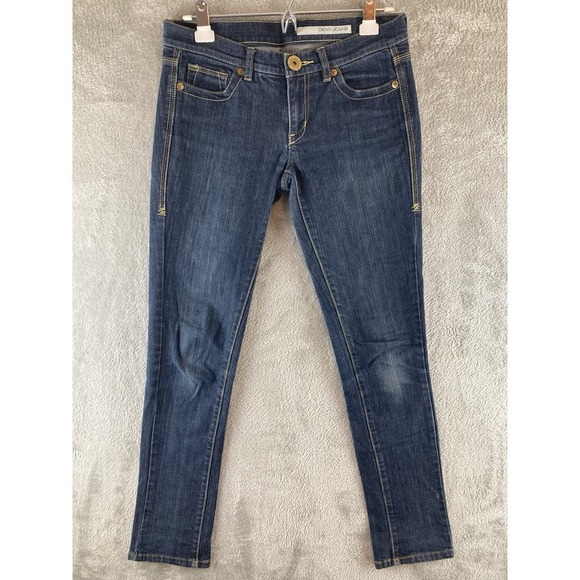 Dkny Denim - DNKY Jeans‎ Womens Size 5 Low Rise Straight Stretch Denim Blue